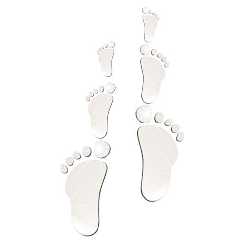 Holibanna Pegatina de Pared Espejo Acrílico con Decorativa para Dormitorio y Habitación Infantil Adhesivo y Seguro para Decoración Hogar