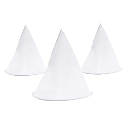 OFFSCH 3個 蜂蜜用細目ナイロンメッシュストレーナー 蜂蜜 コーヒー 果汁の濾過に適した衛生的なフィルターバッグ 使いやすく速乾性あり