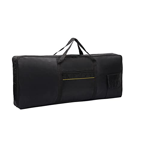 61 Key Keyboard Bag, Electric Piano Keyboard Gig Bag 61 Keys Piano Keyboard Dust Cover Electric Keyboard Bag Piano Gig Bag, 420D Oxford Cloth 38.6"x16"x5" Piano Case Keyboard Bag 61 Key Carrying Case