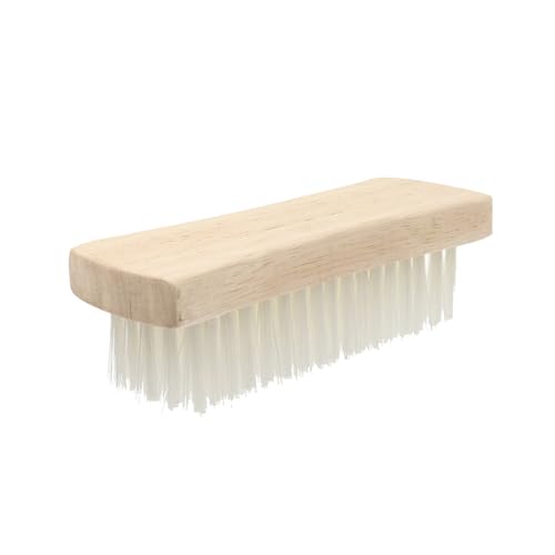 MOTHNUR Cepillo de Limpieza para Ropa y Calzado Cerdas de Nylon Suaves con Mango de Madera para Chaquetas de y Prendas Delicadas y Multifuncional para Manchas y