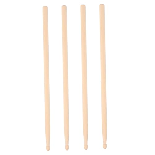 Baquetas profesionales Kisangel de madera de arce, 2 pares, para práctica y actuaciones en vivo, ideales para principiantes y bateristas avanzados miniatura 1