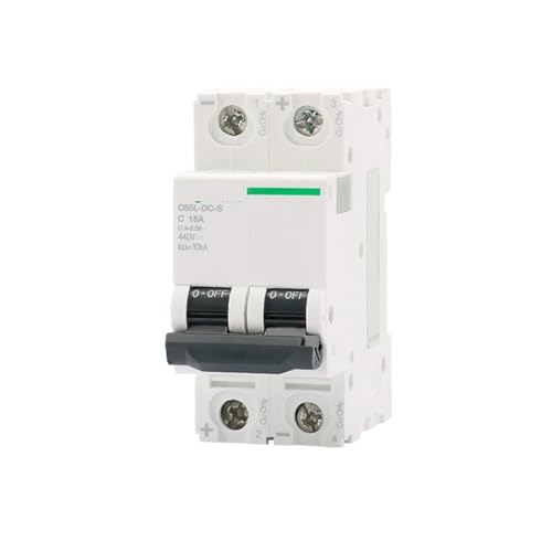 Interrupteur DC type L disjoncteur 2P C65L-DC-S 16A pour coffret électrique