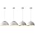 PINDODO 11.8" White Pendant Lights 2 Pack and 15.7" Farmhouse Pendant Light 2 Pack