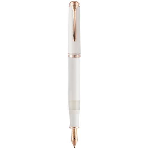 Amazon | Pelikan ペリカン 万年筆 F 細字 スーベレーン M600 ホワイト