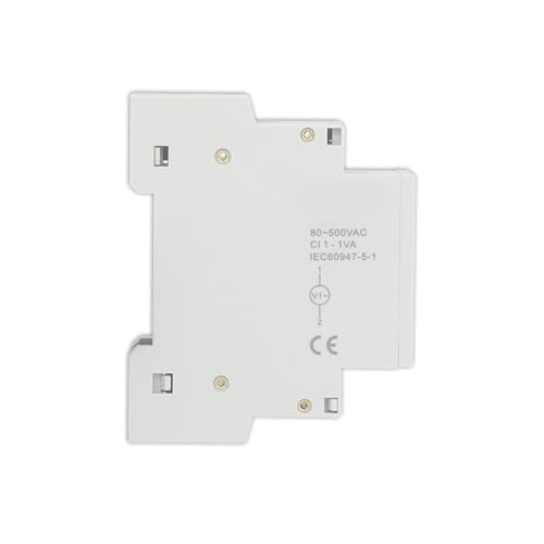 Voltmètre modulaire LED AC 80-500V au format mini compact - 5