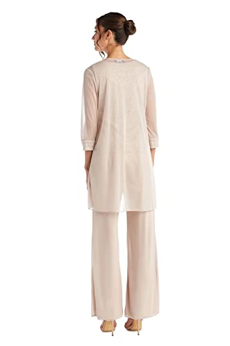 R&M Richards Mother Of The Bride Pant Suit Made In Usa (12, Champagne) #TOP1