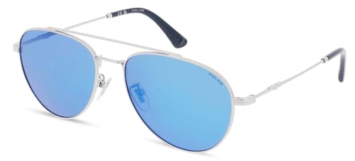 POLICE SUNGLASSES MAT: Stainless steel_C: TOTAL SHINY PALLADIUM D: 145x17 / Male