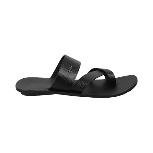 Image of Metro Men Synthetic Leather Chappal