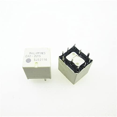 Relais EX2-2U1S EX2-2U1 DIP10 pour circuit imprimé automobile 12V - Lot de 10
