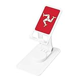 KOSPOGO Flag of The Isle of Mann Phone Stand for Desk Adjustable Phone Holer Office Travel Accessories for Mobile Phone/Ipad/Tablet Cell Phone Stand