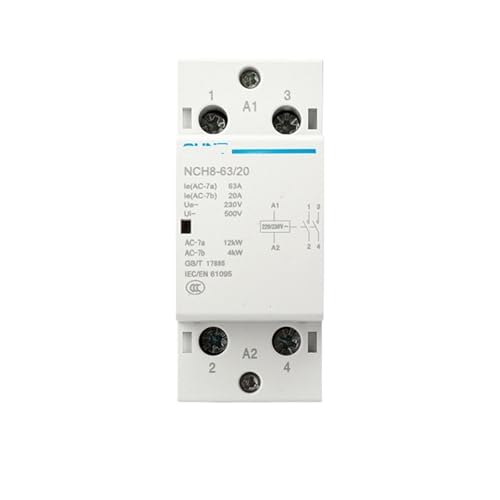 Contrôleur domestique NCH8-63A-20 2NO de 4 pôles pour automatiser vos circuits 230V