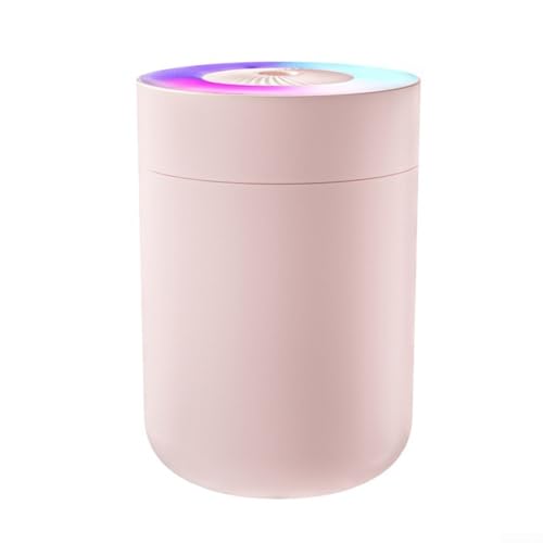 Humidificador USB C con iluminación dinámica de atmósfera de color, emisión de niebla suave para hidratación del aire interior, apagado automático después de 3 horas para mayor seguridad (rosa) Humidificador USB C con iluminación dinámica de atmósfera de color, emisión de niebla suave para hidratación del aire interior, apagado automático después de 3 horas para mayor seguridad (rosa)