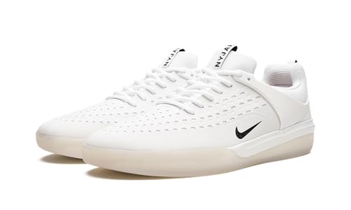 Nike SB Zoom Nyjah 3 Skate Shoes (DJ6130-100, White/Summit White/Hyper Pink/Black) Size 7.52