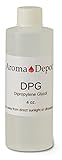 DPG 4 oz. Dipropylene Glycol for Incense Making, Fragrance Cutting Oil, Soapmaking, Reed Diffuser, Scent Retention Perfume, and Body Oils. Natural Thickener, Stabilizer. 100% Pure Non-GMO Low Odor