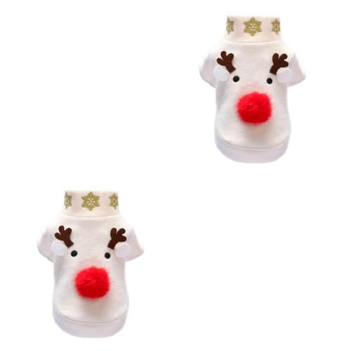 Pull de Noël pour chien et vêtement de Noël chat blanche | Mipcase lot 2 - 2