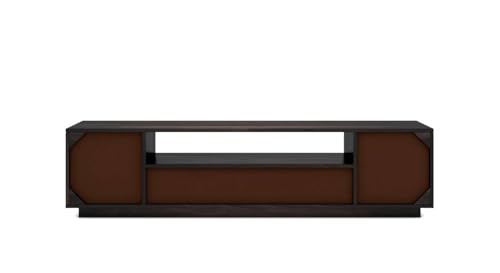 Image of THE WOODEN CITY Solid Sheesham Wood TV & Entertainment Unit for Living Room & Hotel Room and Office Furniture (Wood Finish 5)