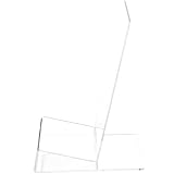 Support de livre transparent : fabrication de précision pour une stabilité et une fiabilité élevées, support de rangement pour livres