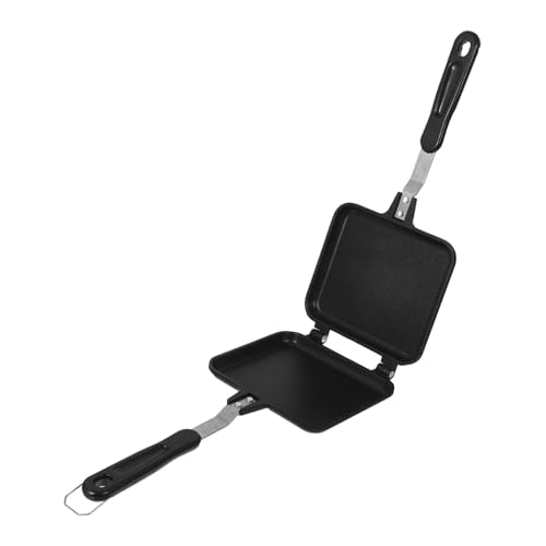 TIDTALEO サンドイッチ パン グリドル 卵 フライパン パン アウトドア グリル ポット ポータブル フライパン スキレット ハイキング 旅行 調理