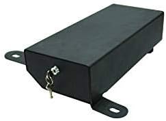 Bestop 42640-01 Single Heavy Duty Underseat Lock Box Compatible with 2007 2018 Wrangler JK 4 Door | High-Tech Pick-Resistant Key Lock | Provides Security