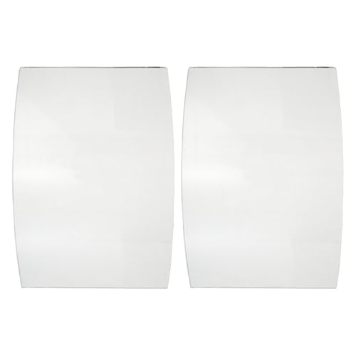 Lentille de casque de sablage en verre à haute transparence x2