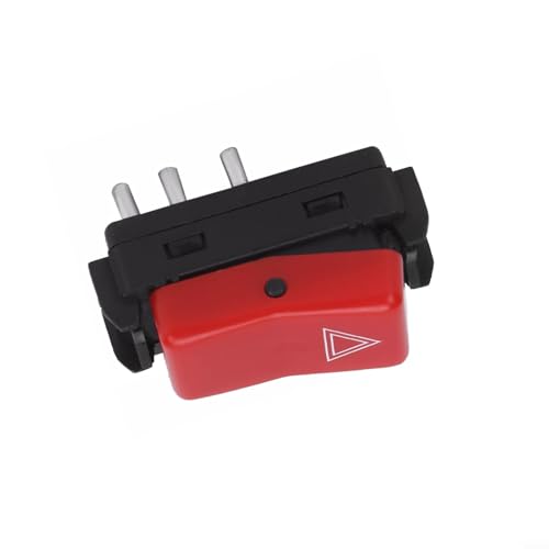 Hazard Light Flasher Switch with Red Button for Mercedes W124 W201 for E-Class for C-Class 1248200110 A1248200110 1982-1995