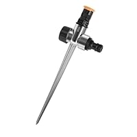 Xkzhrr Rasensprenger, 360-Grad-Gardena Bewässerungssystem, Gardena Rasensprenger, beregner für Garten, automatisches Bewässerungssystem für Garten, Rasen, Pflanzen, 2-teiliger