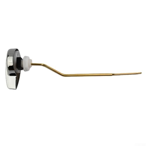 UrbanHui Mango de repuesto para inodoro de aleación de zinc, brazo de cisterna para montaje en tanque, cromado, 8 cm