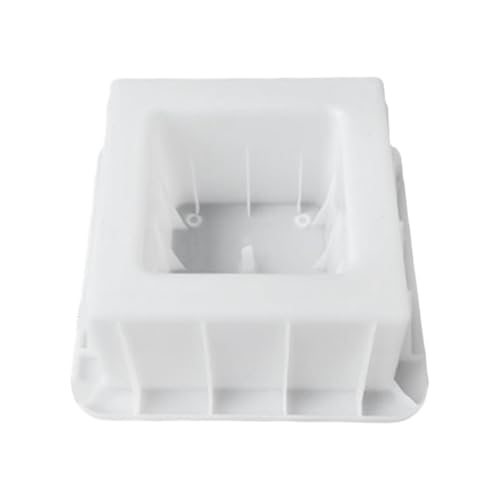 Harilla Molde para hormigón, Bloques de hormigón, Ladrillos, fácil de Usar, Bricolaje, Resistente, Decorativo, Accesorios para jardín, césped, Patio, 20x20x10.3 Cm