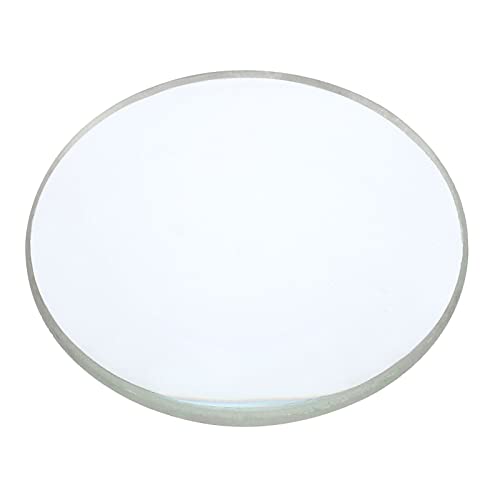 Image of PATIKIL 2 inch (50mm) Focal Length Double Convex Lens, 30mm Diameter 5mm Height Glass Optically Polished Round Edges Lens for Physics Experiment, Clear