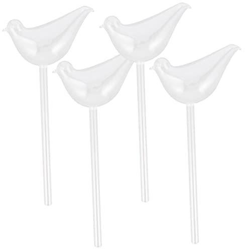 Toddmomy 4 Piezas Regadera Perezosa De Globos De Agua para Plantas Sistema De Autorriego para Plantas De Interior y Exterior De Globos De Riego Forma Riego Automático