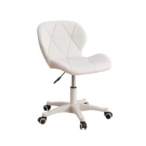 LUTODY - Silla Oficina giratoria Regulable, Asiento Polipiel Cuero sintético, Despacho Escritorio, Estilo nórdico...