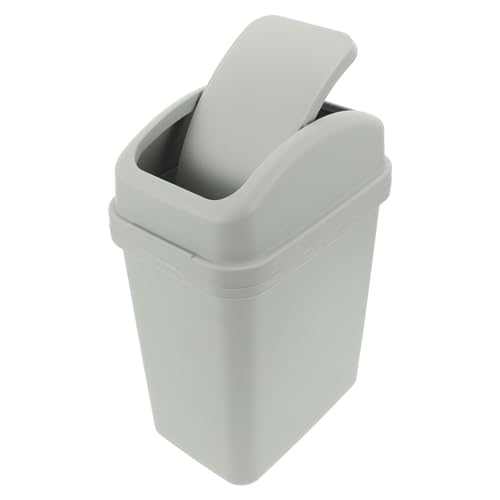 Caneca de basura con tapa abatible 6L azul GARVALON