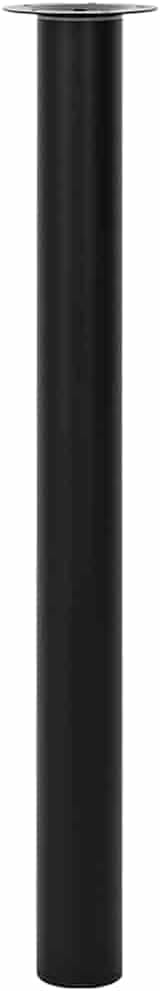 vidaXL 2 Telescopic Table Legs Furniture Table Accessory Trestle Replacement Part Breakfast Bar Worktop Desk Telescopic Spare Leg Black