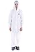 FIRST GLOBAL SUPPLY INCORPORATED SMS Protective Coveralls W/Hood and Boots | Elastic Wrists and Hood | Disposable | 25 PC/CS (3XL)