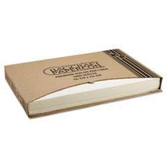 Grease-Proof Quilon Pan Liners, 16 3/8 x 24 3/8, Natural, 1000 Sheets/Carton