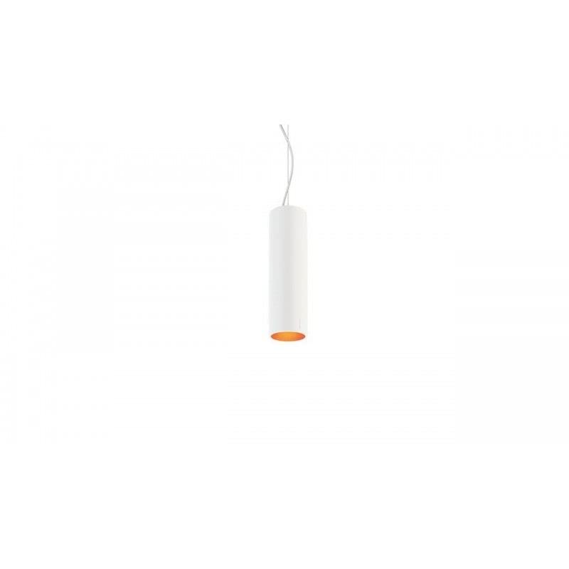 Luminaire cylindre vertical SCOPE 27 suspendu 7W dimmable blanc rouge A2612000WR