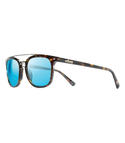 Revo Sunglasses Atlas: Polarized Crystal Glass Lens with Square Frame