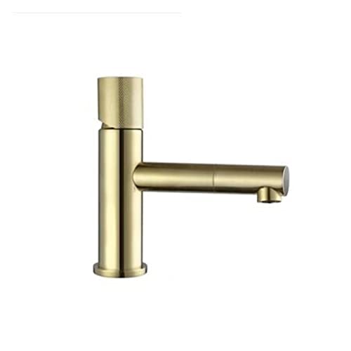 Mitigeur lavabo rotatif 360 laiton robinet mitigeur eau salle de bain or noir