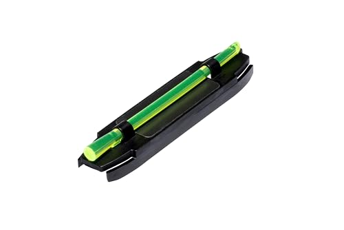 HIVIZ Wide Magnetic Fiber Optic Shotgun Sight with Green Light Pipe