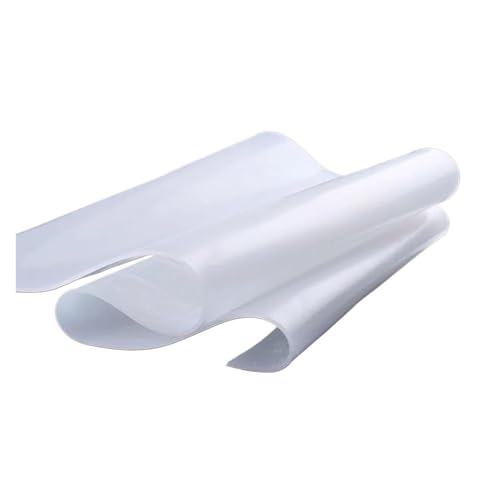 hojas de caucho de silicona transparente, Almohadilla de silicona blanca for automoción, ancho de 50 mm a 500 mm, varios tamaños(100x100x3mm)