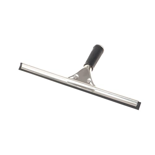 35cm Window Glass Squeegee Cleaner - Silver Wiper for Home Shower Bathroom & Household Cleaning Tools - Streak-Free Design for Effortless Cleaning