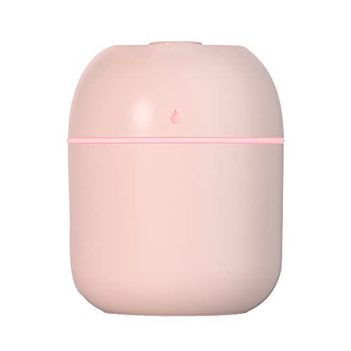 Mini humidificador de aire, difusor de aceites esenciales, portátil, 220 ml, humidificador para el hogar, coche, USB con lámpara LED de noche Mini humidificador de aire, difusor de aceites esenciales, portátil, 220 ml, humidificador para el hogar, coche, USB con lámpara LED de noche