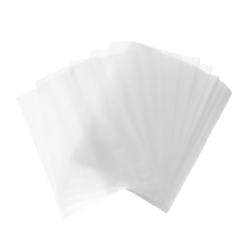 WOFASHPURET 100pcsマットクッキーバッグ クッキーバッグヒートシールセロファンバッグクリアクッキーバッグフードバッグの好意製品包装クッキー製品キャンディー