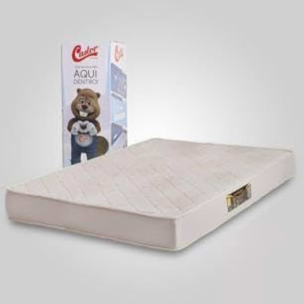 Colchão Castor King na Caixa Comfort Double Face D33 193x203x17cm