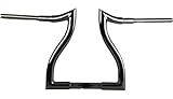 La Choppers LA-7316-12B 1-1/2in. Hammerhead Handlebar - Gloss Black
