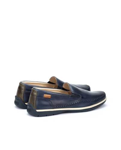 Image of PIKOLINOS Marbella M9A-3111 Men's Slip-On Moccasins - Premium Calfskin Leather - Removable Cushioned Insole with All Day Support - Elastic Fit - Flexible Sole
