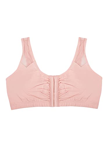 Fruit Of The Loom Women's Comfort Front Close Sport Bra With Mesh Straps, Blushing Rose, 42 #TOP3