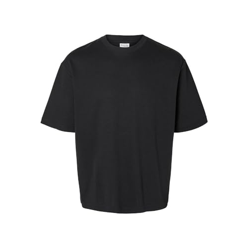 Slhlooseoscar SS O-Neck T-Shirt homme mode casual basique col rond en coton