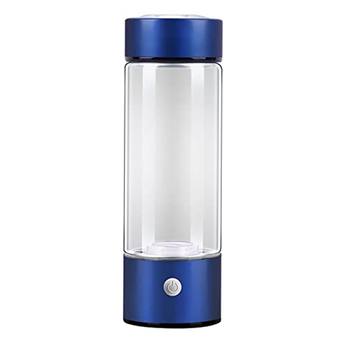 Homyl Portable Hydrogen Water Bottle Rechargeable Technology Ionized Water Generatorï¼Œ Hydrogen Water Machine Hydrogen Generator (700-800PPB) - Blue
