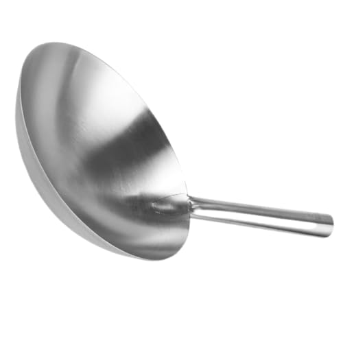 Wok de acero inoxidable para cocina a gas e inducción miniatura 1